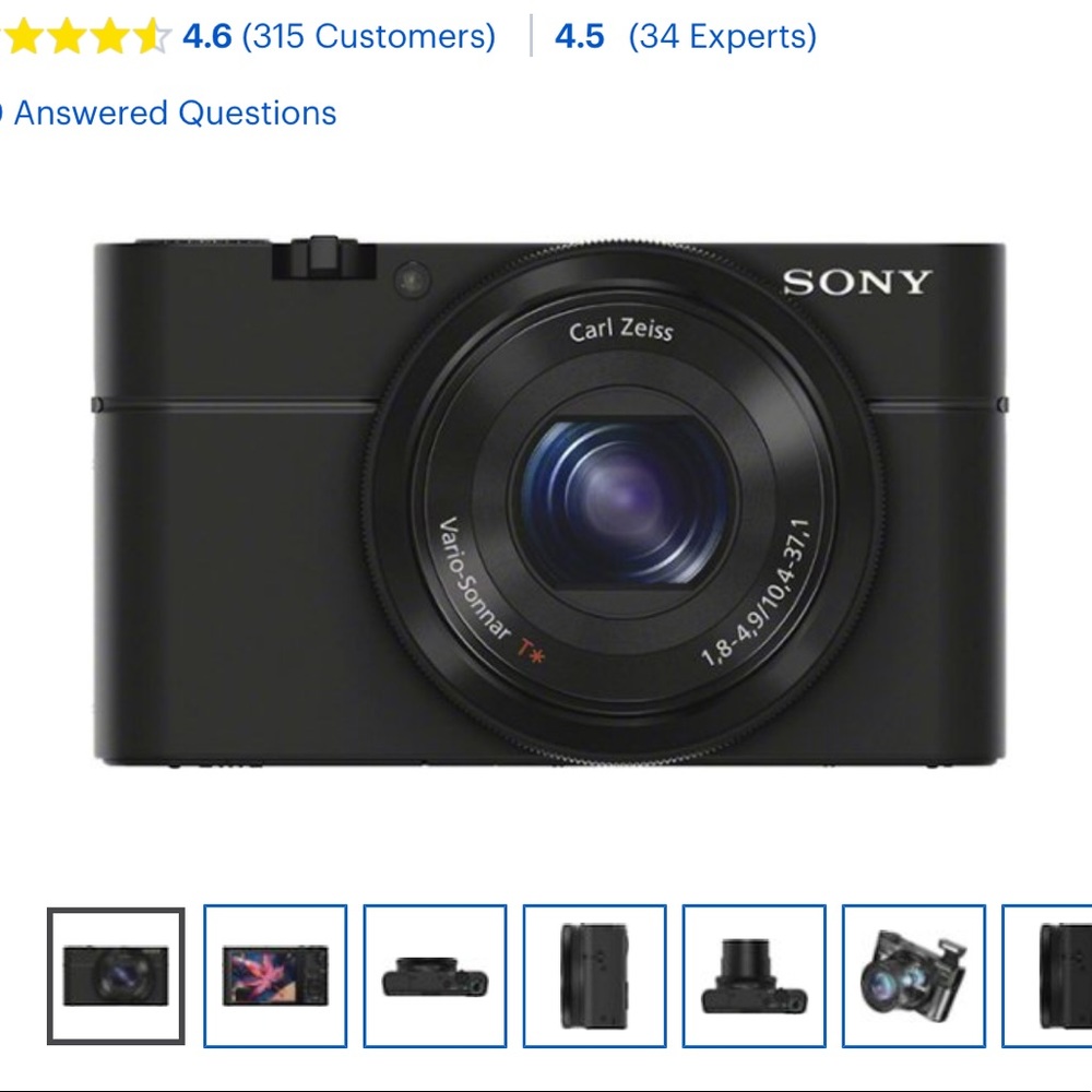 Sony cyber-shot rx100